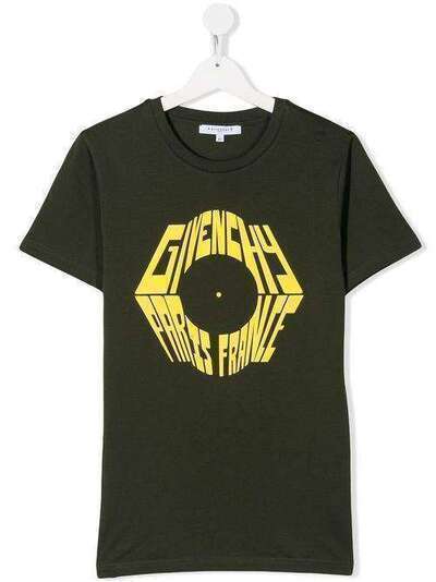Givenchy Kids футболка с круглым вырезом и логотипом H25181642