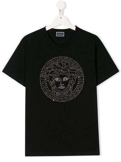 Young Versace футболка с декором Medusa YD000204YA000792
