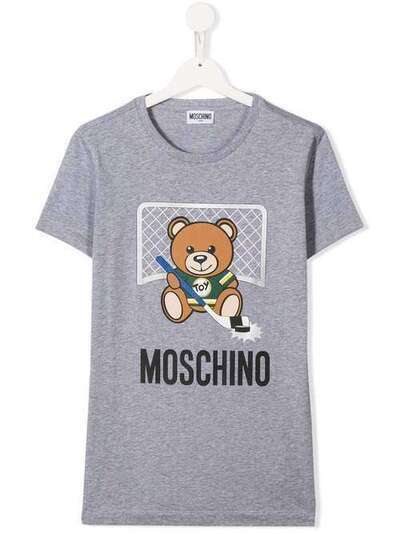 Moschino Kids футболка Teddy Bear HZM024LAA10