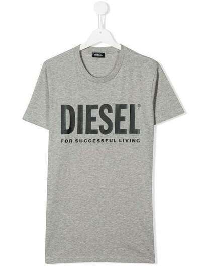 Diesel Kids футболка с логотипом 00J4P600YI9