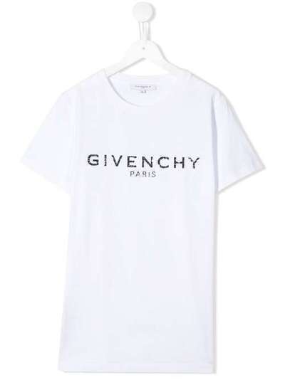 Givenchy Kids футболка с логотипом H2514710B12