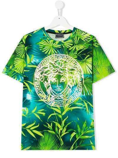 Young Versace футболка с логотипом Medusa YD000303A2354791