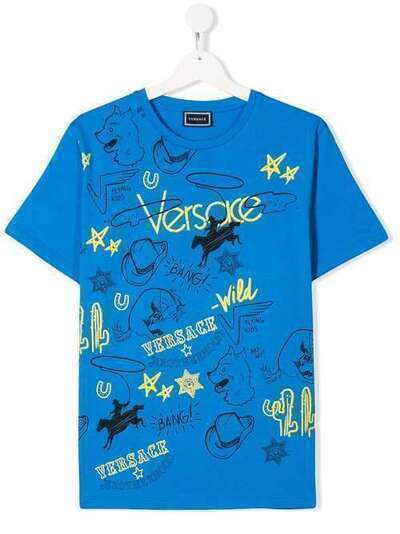 Young Versace футболка с логотипом YD000167YA000791