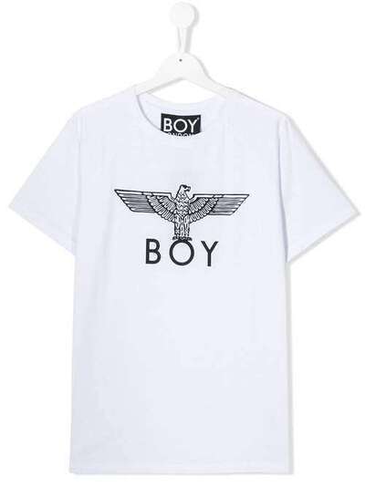Boy London Kids футболка с логотипом 3021EAGLETEEWHITEBLACK