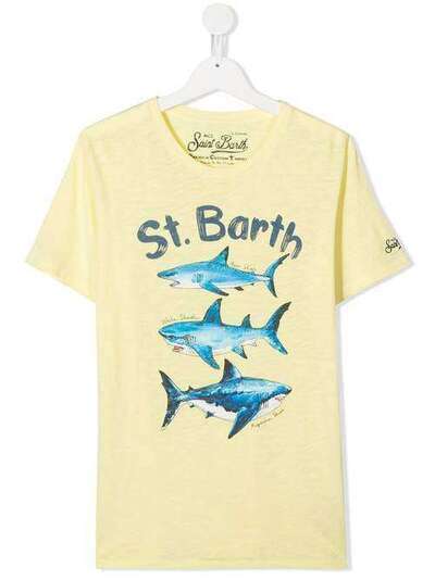Mc2 Saint Barth Kids футболка с принтом FLYNNT
