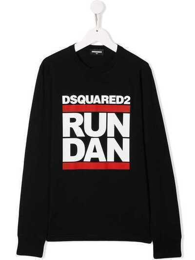 Dsquared2 Kids футболка Run Dan DQ03KYD00W5DQ900T