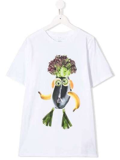 Stella McCartney Kids футболка 'Meat Free Monster' 539755SMJTC