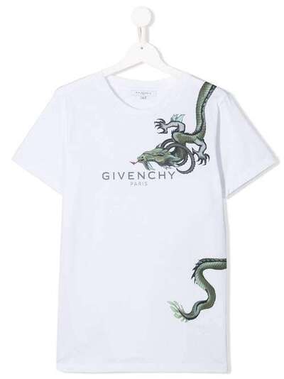 Givenchy Kids футболка с логотипом H2513910B