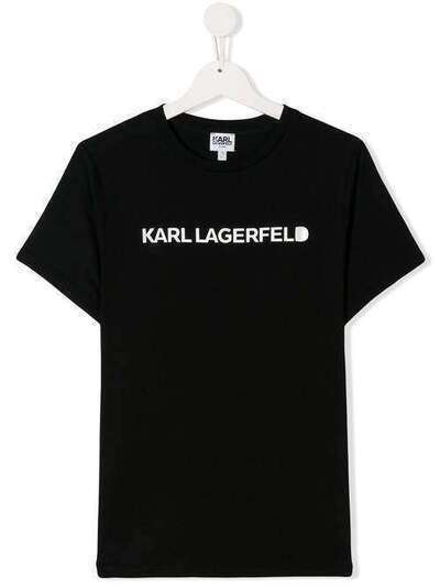 Karl Lagerfeld Kids футболка с короткими рукавами и логотипом Z2521909B
