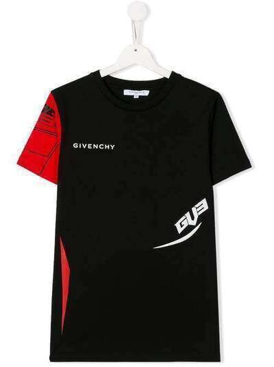 Givenchy Kids футболка с логотипом H2518309B