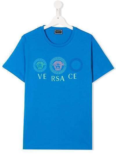 Young Versace футболка с логотипом YD000202YA000792