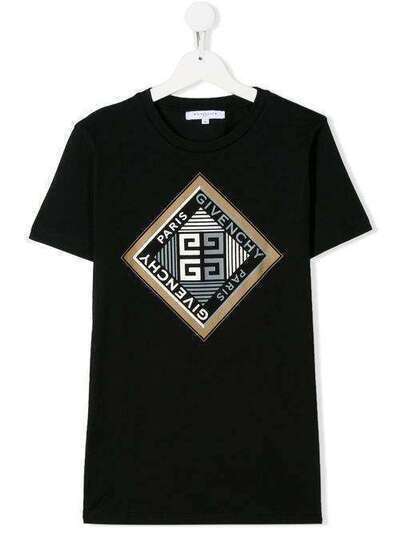 Givenchy Kids футболка с логотипом H2517609B