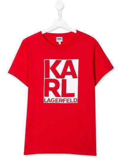 Karl Lagerfeld Kids футболка с логотипом Z25222988