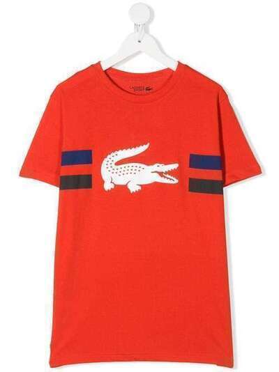 Lacoste Kids футболка с принтом TJ329700MZ6