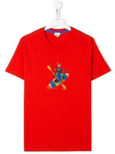 Paul Smith Junior футболка Adibo с графичным принтом 5Q10692