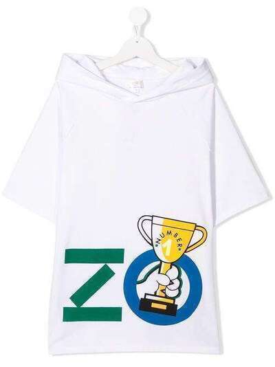 Kenzo Kids футболка с графичным принтом KQ10748
