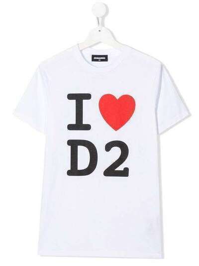 Dsquared2 Kids футболка с принтом DQ03WFD00WY