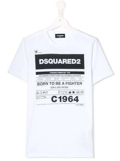 Dsquared2 Kids футболка с принтом DQ044JTD00YR