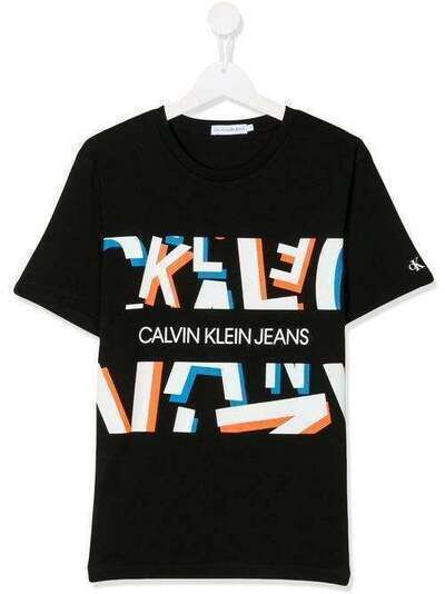 Calvin Klein Kids футболка с логотипом IB0IB00450