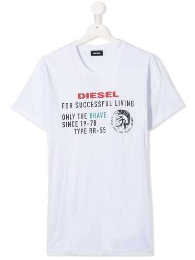 Diesel Kids футболка с логотипом 00J4KD0091B