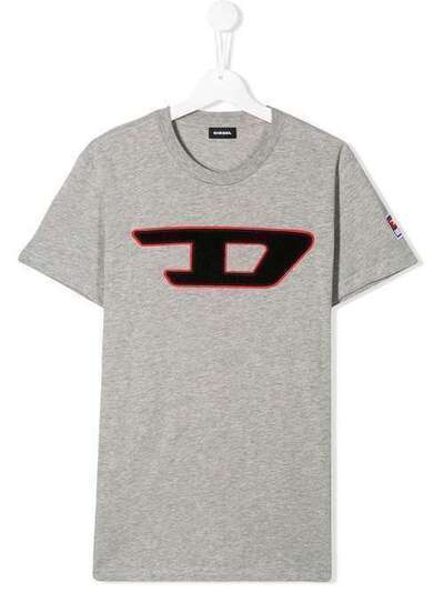 Diesel Kids футболка с нашивкой-логотипом 00J4LB00Y19
