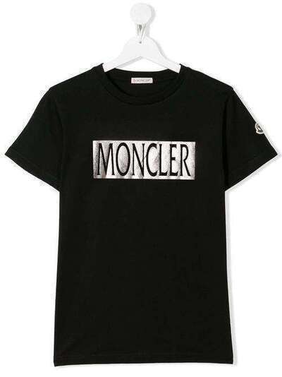 Moncler Kids футболка с логотипом 8C7132083907