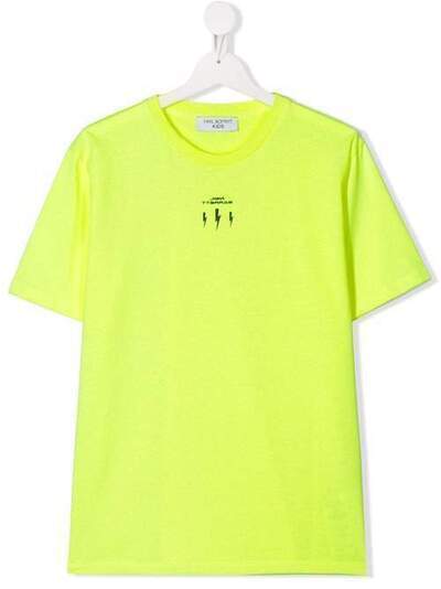 Neil Barrett Kids футболка с короткими рукавами и логотипом 24963