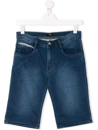 Boss Kids джинсовые шорты кроя слим J24630Z26