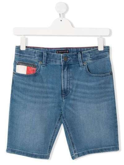 Tommy Hilfiger Junior TEEN branded denim shorts KB0KB05757