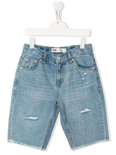 Levi's Kids джинсовые шорты по колено 9EB081