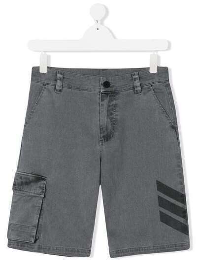 Zadig & Voltaire Kids джинсовые шорты с карманами X24071036