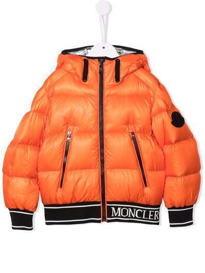 Moncler Enfant пуховик с капюшоном