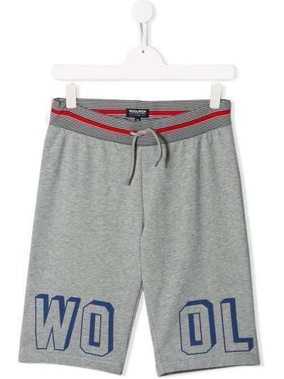 Woolrich Kids шорты с кулиской и логотипом WKSHO0415UT1410