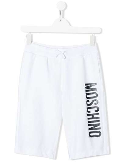 Moschino Kids спортивные шорты с логотипом HUQ007LDA13