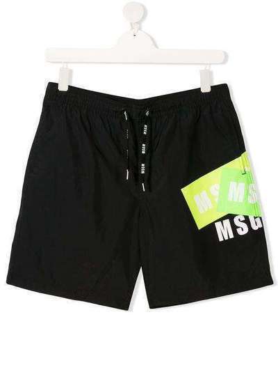 Msgm Kids плавки-шорты с логотипом 022253T