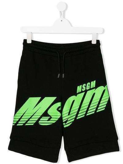 Msgm Kids спортивные шорты с логотипом 22429
