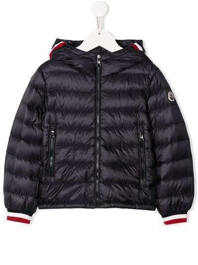 Moncler Enfant пуховик с капюшоном