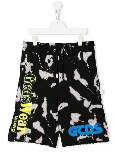 Gcds Kids TEEN tie-dye track shorts 22592