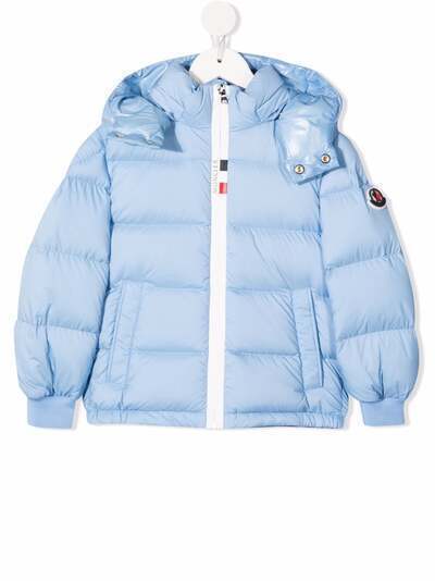 Moncler Enfant пуховик с капюшоном