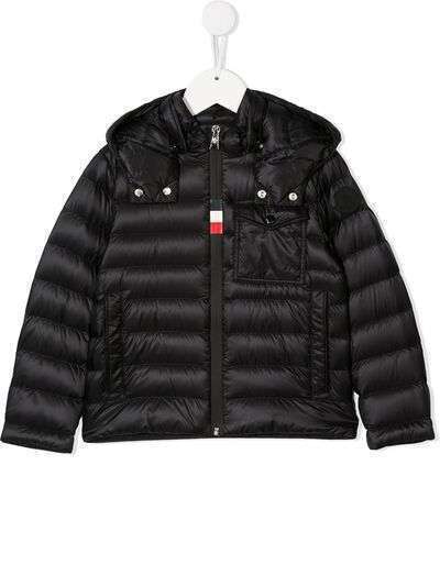 Moncler Enfant пуховик с капюшоном