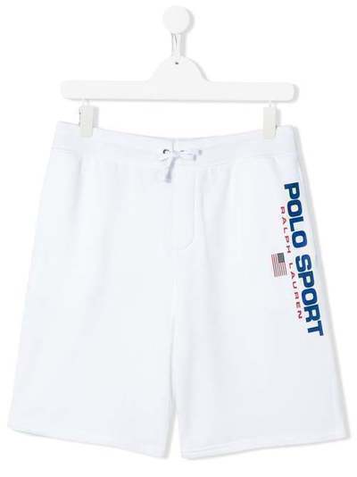 Ralph Lauren Kids длинные шорты с логотипом 321795481
