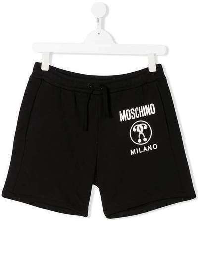 Moschino Kids шорты из джерси с логотипом HMQ002LCA15