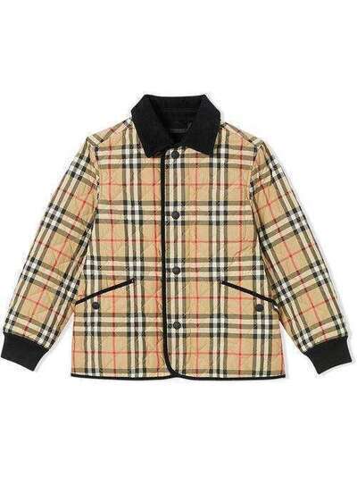 Burberry Kids куртка в клетку Vintage Check 8022091