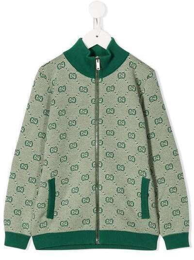 Gucci Kids куртка на молнии с узором GG 574590XKASZ