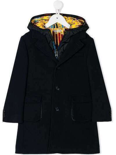 Dolce & Gabbana Kids куртка на пуговицах с капюшоном L41C83FUM3O
