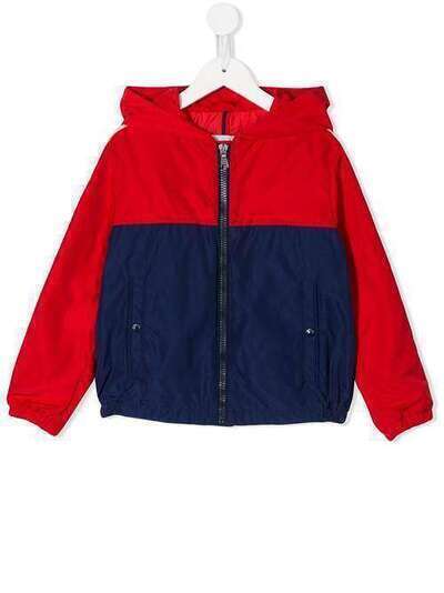 Moncler Kids куртка на молнии в стиле колор-блок 1A7012054543