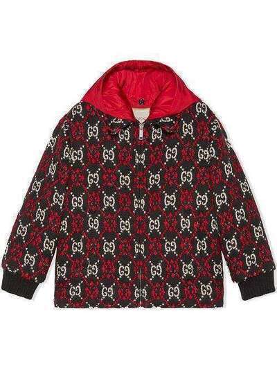 Gucci Kids куртка-бомбер с узором GG 569449XWAD9