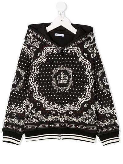 Dolce & Gabbana Kids куртка с принтом и капюшоном L4JW3EG7VEU