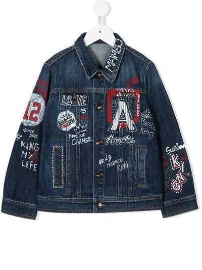 Dolce & Gabbana Kids джинсовая куртка L41B70LD755