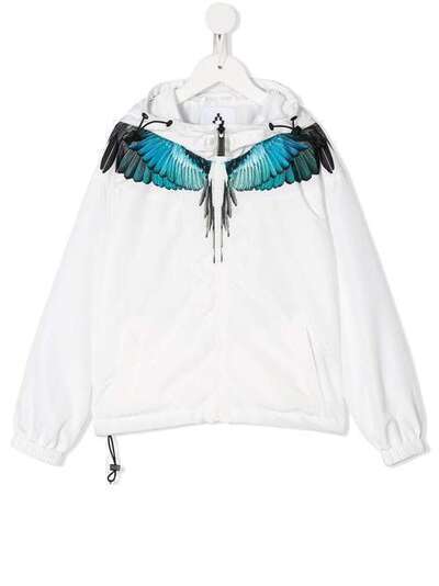 Marcelo Burlon County Of Milan Kids куртка с капюшоном и принтом Wings 52315030